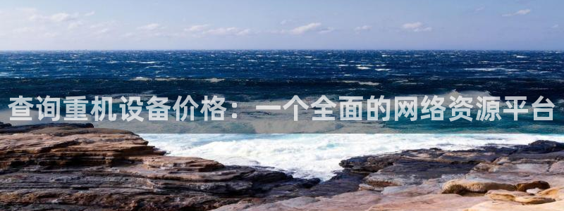 威九国际v96bet下载：查询重机设备价格：一个全面的网络资