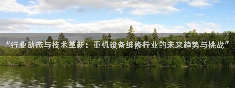 66m威九国际精选：“行业动态与技术革新：重机设备维修行业的