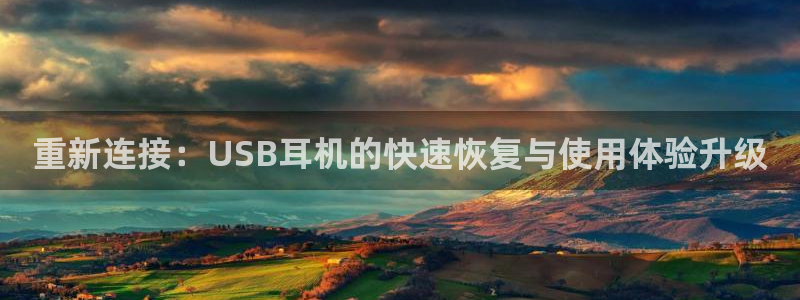 威九国际理论片最经典十首歌曲：重新连接：USB耳机的快速恢复