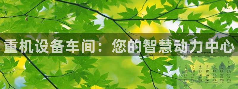 威九国际精彩视频2022年：重机设备车间：您的智慧动力中心