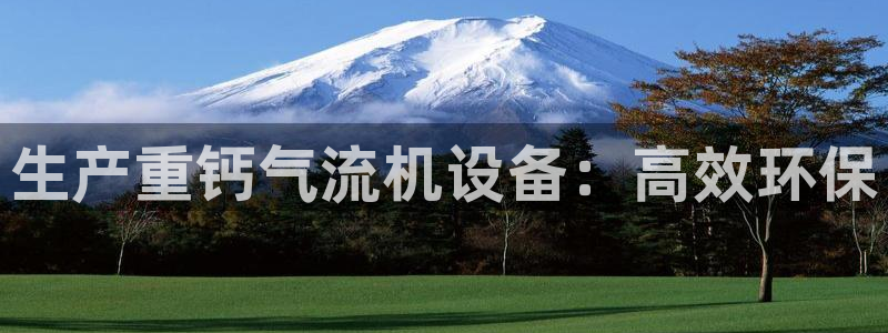 威九国际集团66m一6：生产重钙气流机设备：高效环保