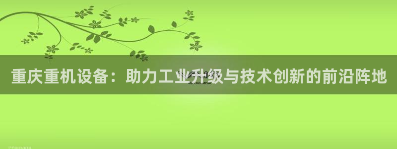 威九国际网站入口官网首页：重庆重机设备：助力工业升级与技术创