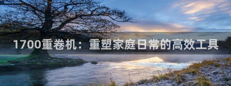 威九国际app网站官网：1700重卷机：重塑家庭日常的高效工