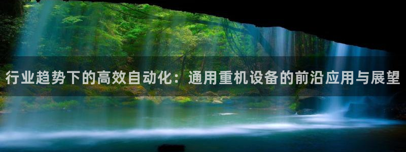 威九国际网站入口官网免费下载：行业趋势下的高效自动化：通用重