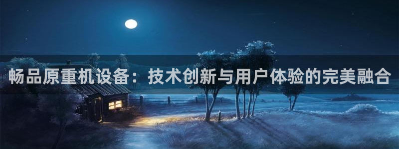 威九国际合作伙伴有哪些：畅品原重机设备：技术创新与用户体验的